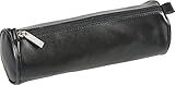 Rundes Schlamper-Etui Brunnen 104905090 Schlamper-Etui (rund, Leder, 20 x 6 cm) schwarz
