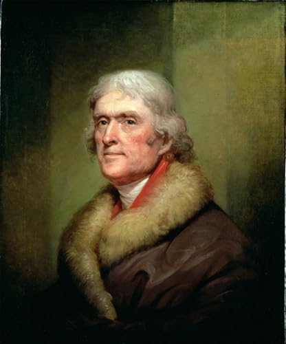 Tableau impressions d'art mural portrait de Jefferson affiche haut de gamme 60x90cm
