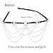 REETAN Waist Chain Belt Fashion Black Punk Leather Rave accessories for Women