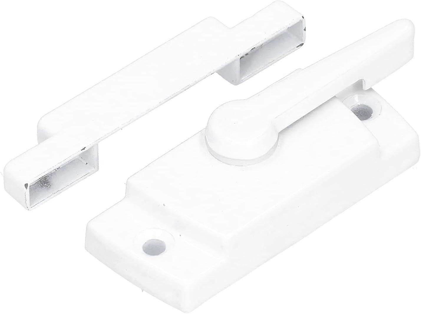 Sliding Window Sash Locks, Zinc Alloy Windows Replacement Sash Lock White Metal