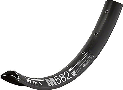 DT Swiss M 582 27.5" Tubeless-Ready Disc Rim: 32h, Black