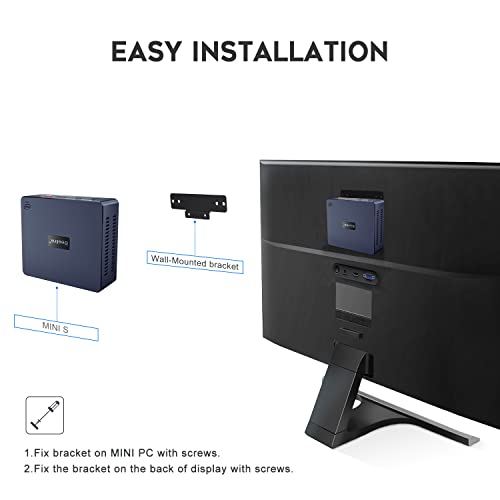Beelink Mini PC W 11 Pro, Mini S computador desktop com processador de 4 núcleos de 11ª geração N509