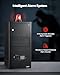 VEVOR 3.6 Cubic Feet Drop Safe, Large Capacity Front Drop Slot Safe Box with Digital Keypad, Heavy Duty 3 Tiers Cash Depository Box with Spare Keys for Cash, Bank Slip, Jewelry, Document, Bill, Black