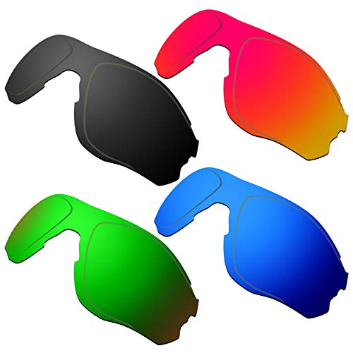 Lentille de rechange compatible Oakley EV-zero OO9308 rouge bleu noir vert