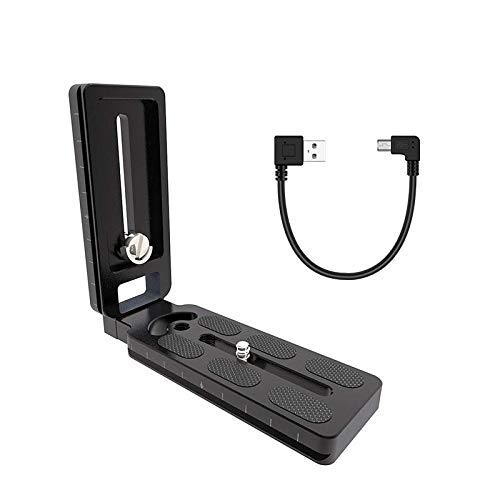 CamFi L-Type Camera Bracket, L-Shape Plate Quick Release Plate Stand Holder for CamFi Wireless Remote Camera Controller with USB 2.0 Cable