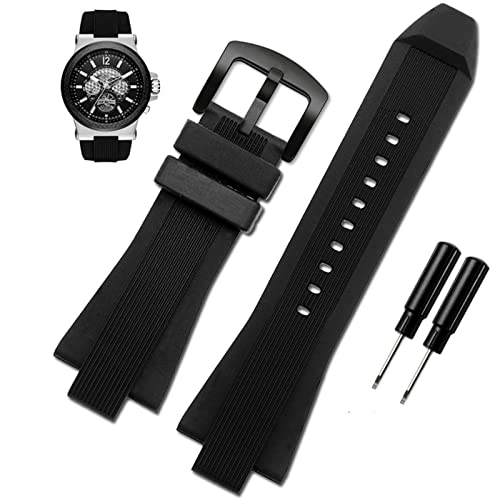 Bracelet montre silicone 29x13mm agate pour Michael Kors MK9019 MK8295