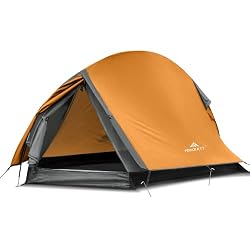 Forceatt Tenda Campeggio, Tenda a Cupola per 1 Persona 3 Stagioni, Antivento e Impermeabile Perfetta per Campeggio, Trekking, Escursioni con Zaino in Spalla e Alpinismo, Facile da Montare