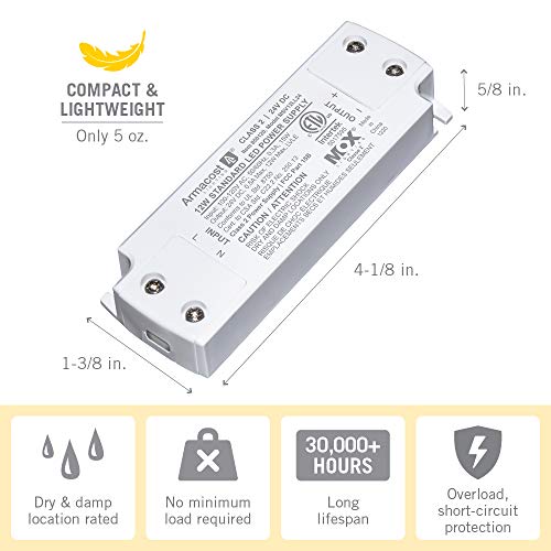 Image of Armacost Lighting 850120 24 Volt LED Power Supply, White