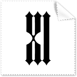 Roman Numerals Eleven in Black Silhouette Cleaning Cloth Phone Screen Glasses Cleaner 5pcs