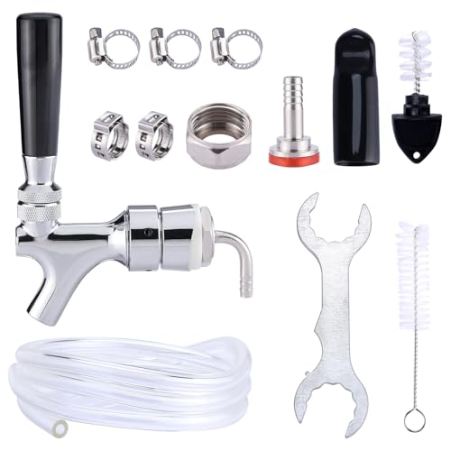 Draft Beer Faucet and Line Kit for Kegerator