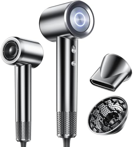 High Speed Hair Dryer, 160000RPM Fast Drying Blow Dryer, Negative...