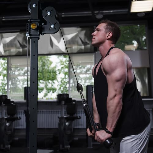 image for RitFit Multi-Function Power Rack Cage PPC03 with Adjustable Cable Cros