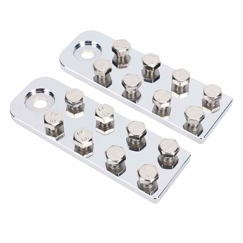 Bloque de terminales de batería resistente al calor de aluminio para cableado multipunto 4