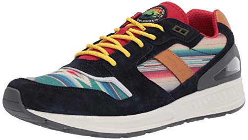 Polo Ralph Lauren Men's TRAIN100 Sneaker, Newport Navy/Serape, 9.5 D US