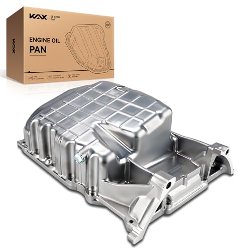 Image of KAX 264-383 Engine oil pan with Drain Plug Compatible with 2009-2014 TSX 2.4L, 2008-2012 Accord 2.4L, 2012-2015 Crosstour 2.4L