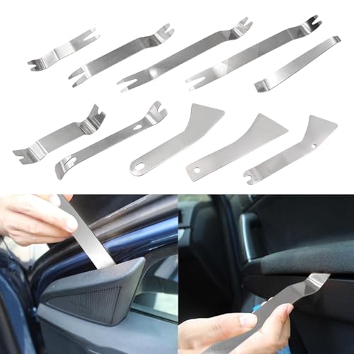 Trim Door Clip Panel Dashing Dashboard Radio Interior Repair Removal Tool Metal Car Removal Pry Tool Accessories