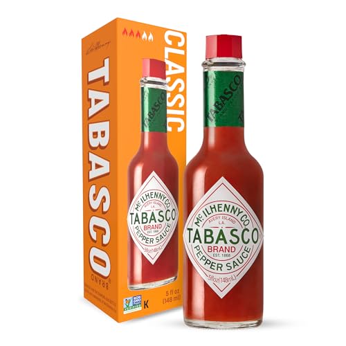 TABASCO Brand Original Red Pepper Sauce, Hot, 5 Oz Glass Bottle (1-Pack)