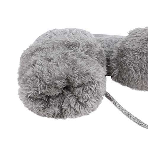 Toddler Kids Mittens with String Winter Warm Stretch Knit Full Finger Snow Gloves Children Magic Ski Gloves Fleece Lined3