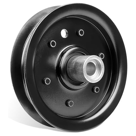 UP2WIN 604219 Flat Idler Pulley Compatible with Hustler Dash 34" 42" Raptor 36" 42" 52" 54" Mower Deck, 126123 Idler Pulley Compatible with 939223 938498 938977 933614 934802, Replaces Rotary 15211 Cover