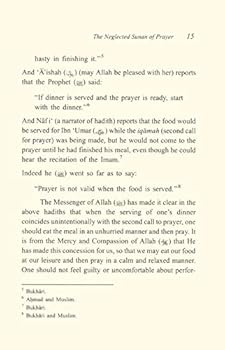 The Neglected Sunan of Prayer