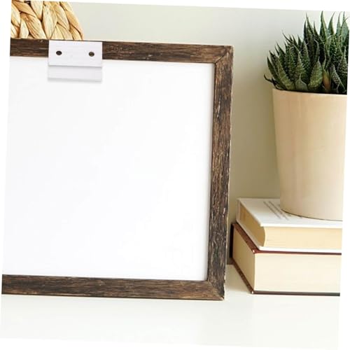 Image of DOITOOL 1set Heavy Duty Metal Picture Frame Hooks and Hangers for Easy Installation for Home Office Gallery Use Holds Frames Securely
