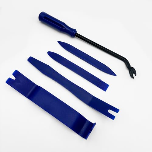 Sylvil 5 PCS Auto Trim Removal Tool Kit, No Scratch Plastic Interior Door Panel Clip Fastener...