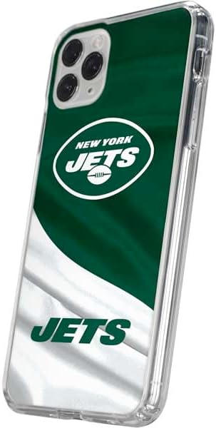 Skinit Clear Phone Case Compatible with iPhone 11 Pro - Officially Licensed NFL New York Jets Design