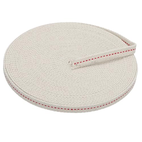 Mèches pour lampe à huile et lanterne à pétrole mèche plate coton 3/8 pouce ruban 33 pieds