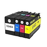 GHJtRs Cartucce d'inchiostro a getto d'inchiostro compatibili con i modelli di stampante per etichette Primera LX1000 LX2000 53461 53462 53463 53464(1SET)