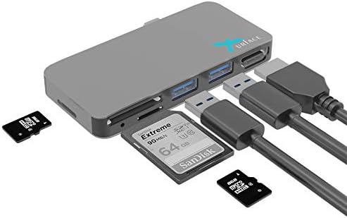 Hub USB 3.0 Tipo C con HDMI y Lector de Tarjetas miniatura 4