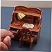 FUNOMOCYA 1 Set Mini House Miniature Furniture for Includes Dresser Chair and Desk for Dollhouses and Play Scenes Smooth and Charming Design