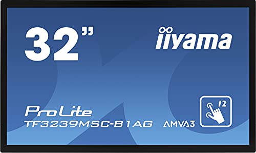 iiyama Prolite TF3239MSC-B1AG Monitor Pantalla táctil 80 cm (31.5 ) 1920 x 1080 Pixeles Multi-Touch Multi-Usuario Negro