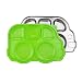 Innobaby Din Din Smart Stainless Divided Platter with Sectional Lid, Stainless Steel Divided Plate for Babies, Toddlers and Kids, BPA free plate