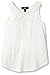 Amy Byer Big Girls' Sleevless Knit Fringe Racerback Top