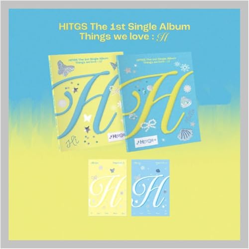 HITGS Things we love : H 1st Single Album with Tracking Sealed (Full Set(2 Standard+2 PLVE)) + Extra photocards