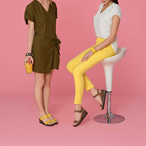 Scholl Sandali con Cinturino ninfea, Marrone, 37