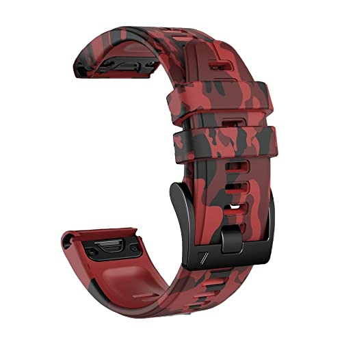 Bande silicone Garmin Fenix 7X 6X à libération rapide