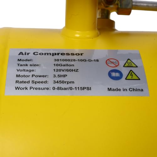 Luxebough Ultra Quiet Oil-Lubricated Air Compressor