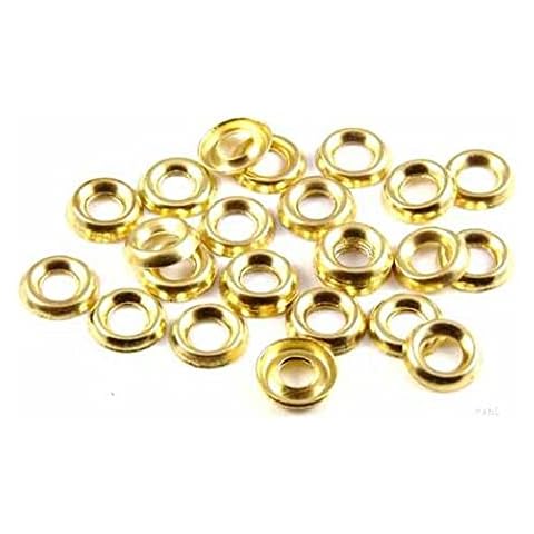 TERF Brass Plated Screw Cup Washers No. 8 Cover