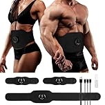Next Gen Ultra Muscle Fitness AB Belt,Adjustable Toning Belt,Electronic Muscle Stimulator Stomach Flattener with 12 Modes & 19 Intensity Levels,Abs Trainer Toner Belt Workout Fitness for Abs,Arm,Legs