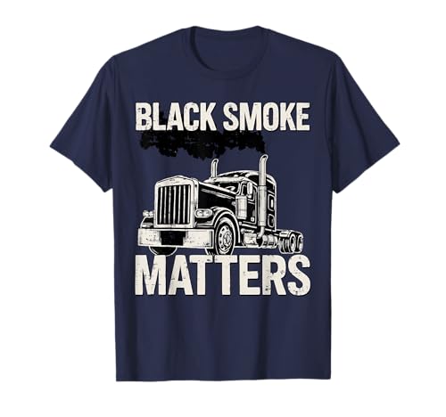 Trucker Tractor Remolque Trucker Regalos Smoke Matters Camiseta