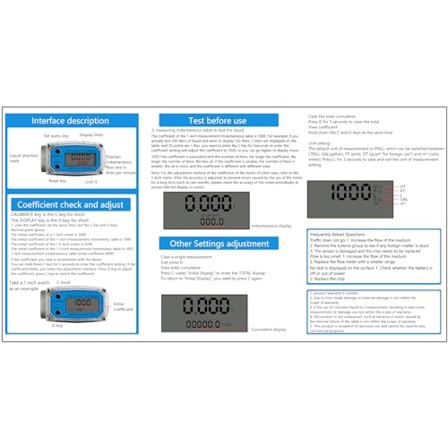Compteur numérique contre les erreurs de dosage de fluide avec écran LCD - 4