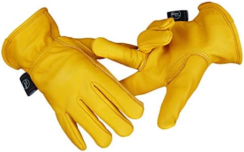 Kim Yuan Winter Warm Work Gloves 3M Thinsulate Lining Perfect for Gardening/Cutting/Construction/Motorcycle, Men & Women M 1 Pair