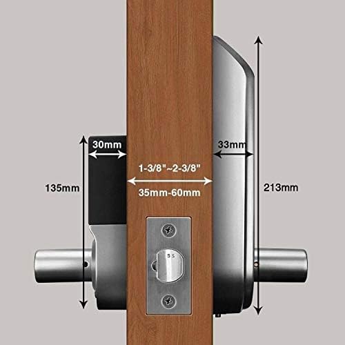 Door thickness requirements for ARDWOLF A10 lock