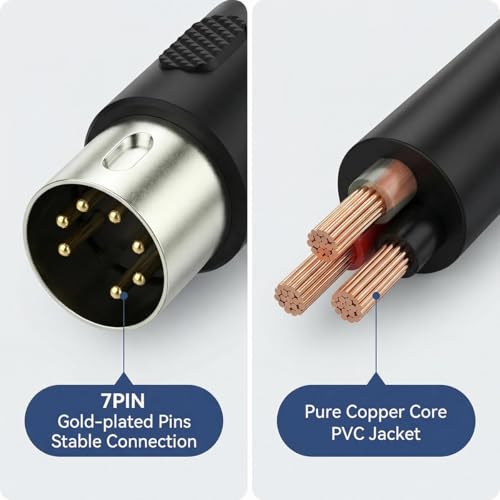 Câble Midi DIN 7 broches cordon audio mâle mâle pour systèmes stéréo B&O - 5