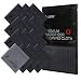 Lupin Microfiber Cleaning Cloths, 13 Pack Premium Ultra Lint Polishing Cloth for Cell Phone, Tablets, Laptops, iPad, Glasses, Auto Detail, TV Screens & Other Surfaces w/ Carrying Case - Black