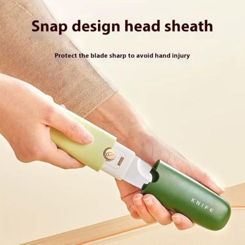 Image of TASMAX 2 in 1 Peeler Knife for Kitchen & Travel Essentials, Stainless Steel Peeling Knife with Protective Cover, Compact Knife with Peeler for Fruits & Vegetables (Multicolor)