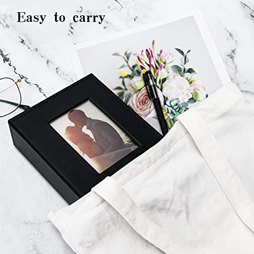 Vienrose Photo Album 4X6 100 Pages Photos Leather Cover Picture Book With Front Window For Baby Wedding Family Children Anniversary #TOP3