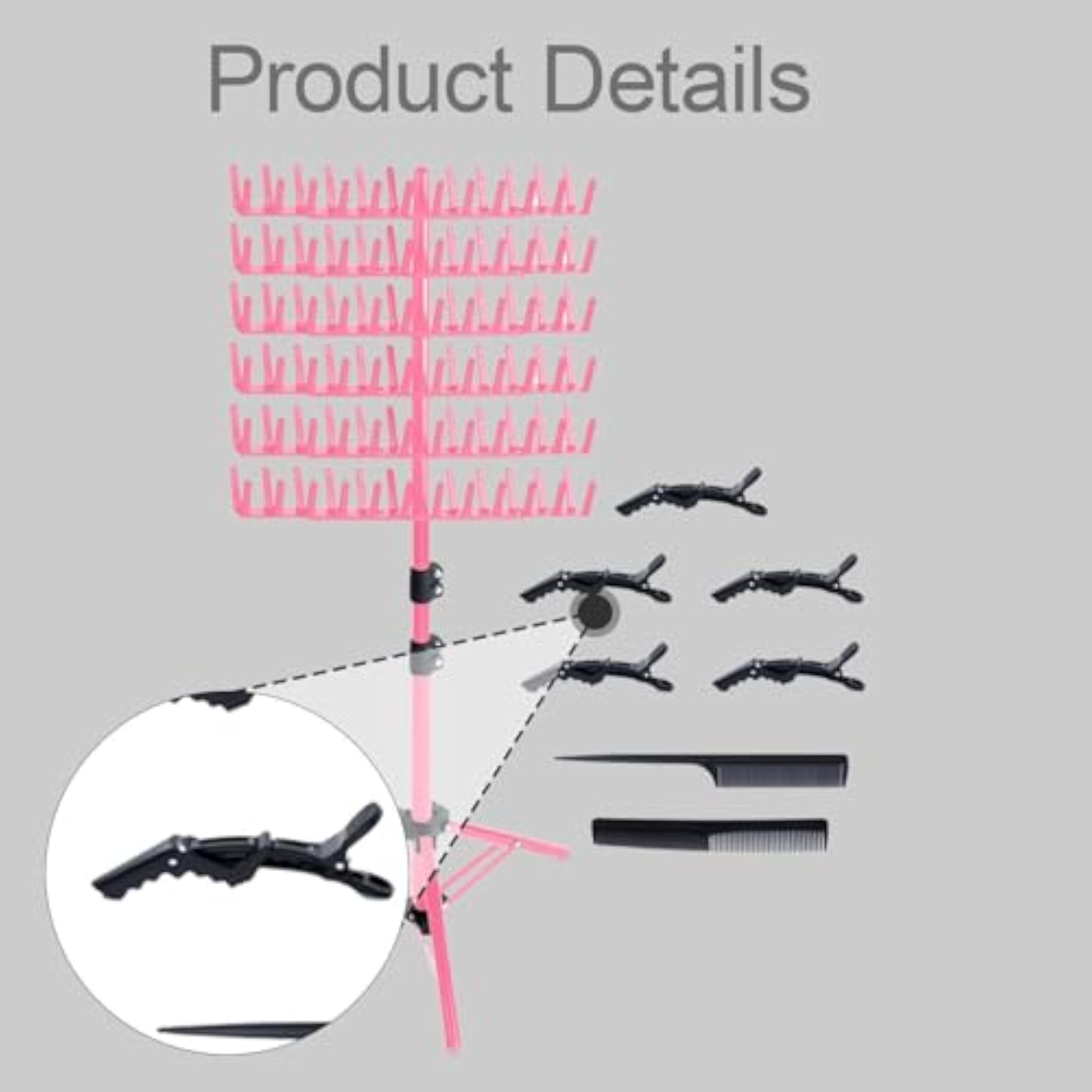 Hair Braiding Rack for Salon and Home Use