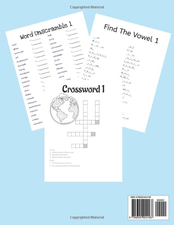 Celebrate Earth Day Kid's Puzzles and Mazes: Navigate through a Maze of eco-friendly adventures and earth-loving Crosswords image 3